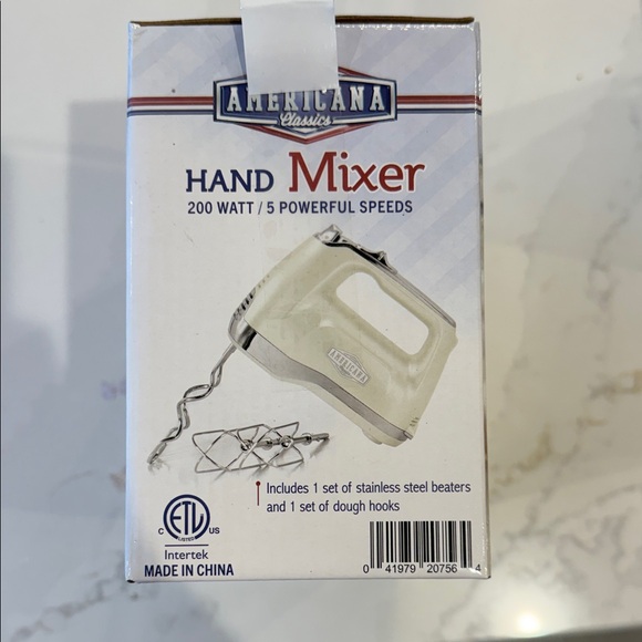 White Hand Mixer - Picture 3 of 3